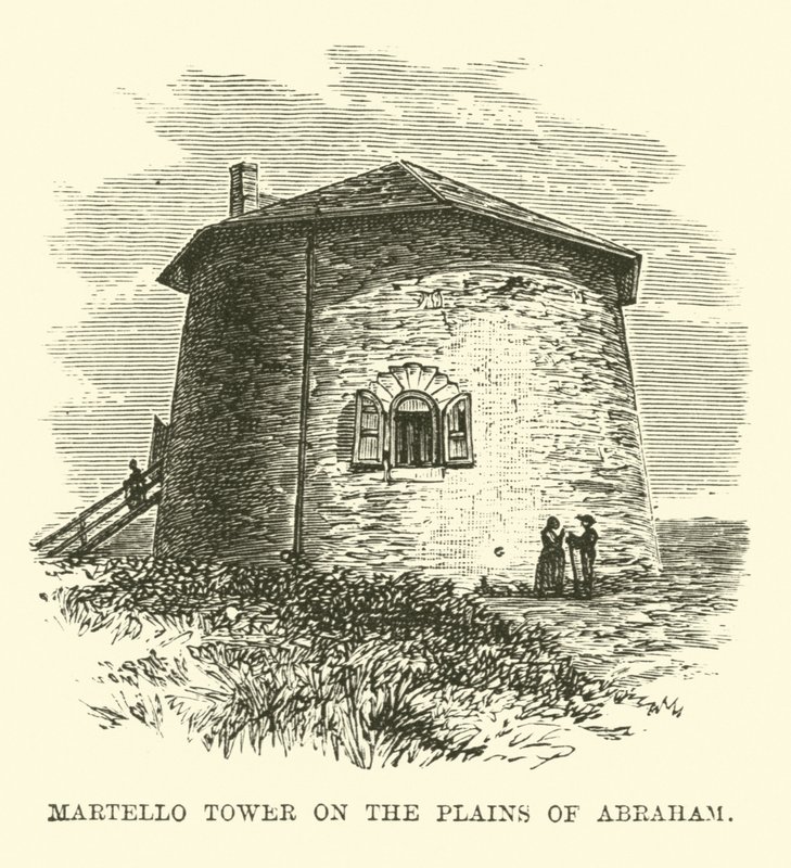 Torre Martello en las Llanuras de Abraham de English School