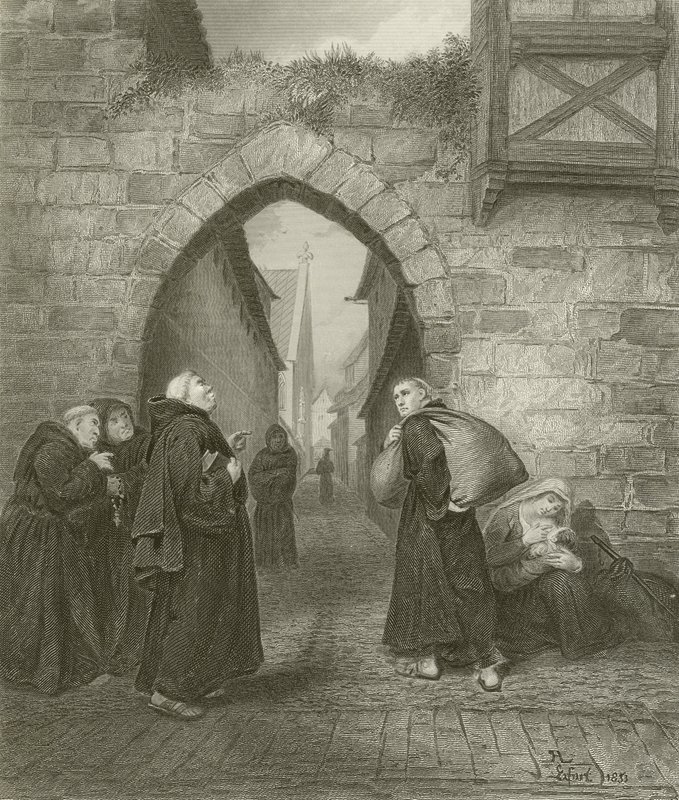 La humillación de Martín Lutero de English School
