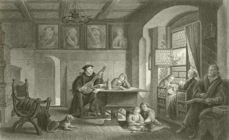 La casa de Martín Lutero en Wittemberg de English School
