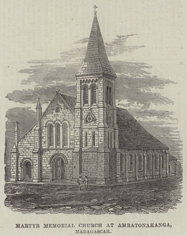 Iglesia Memorial de los Mártires en Ambatonakanga, Madagascar de English School