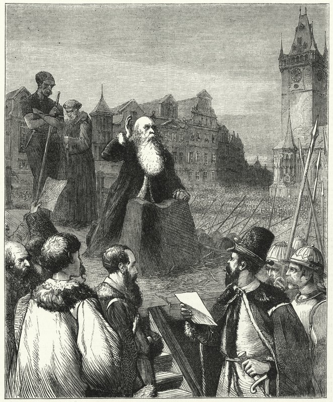 Martirio del Barón Wenzel de Budowa, Praga, 1621 de English School