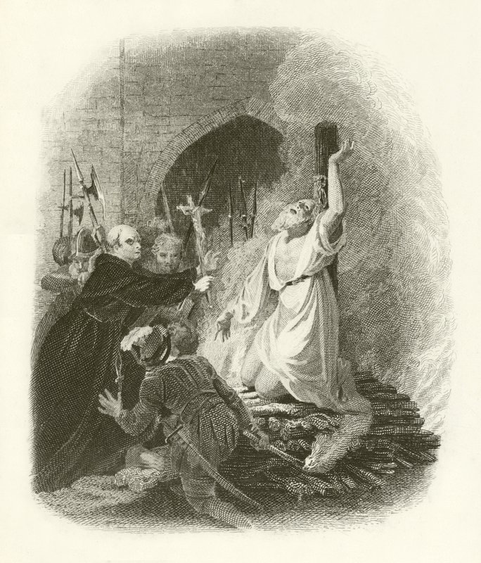 Martirio de Cranmer de English School