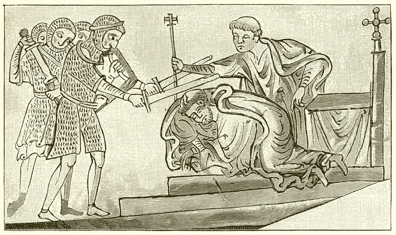 Martirio de S. Tomás de Canterbury de English School