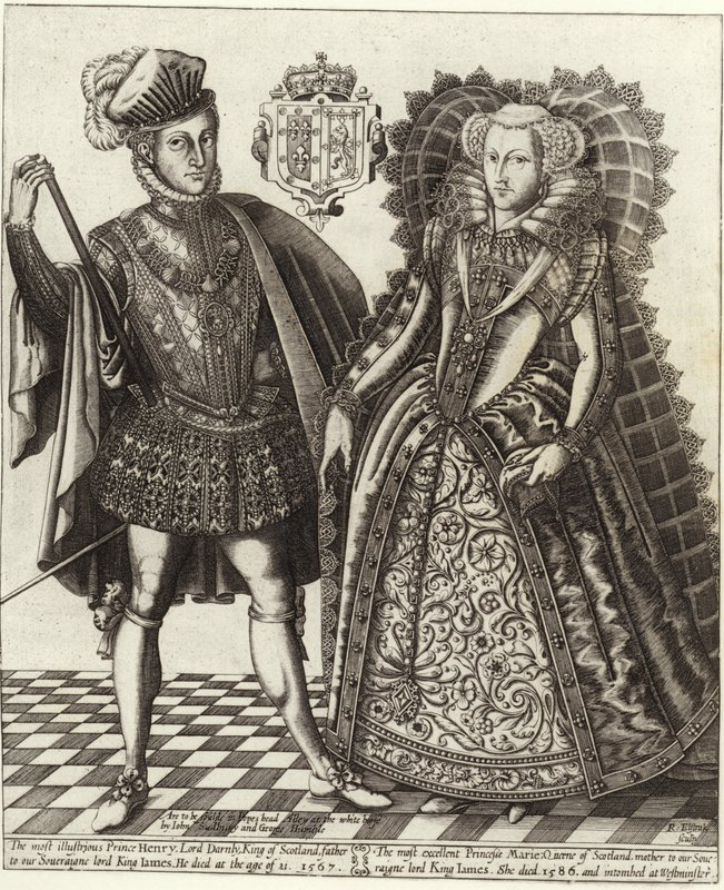 María, Reina de Escocia, y Henry Stuart, Lord Darnley de English School