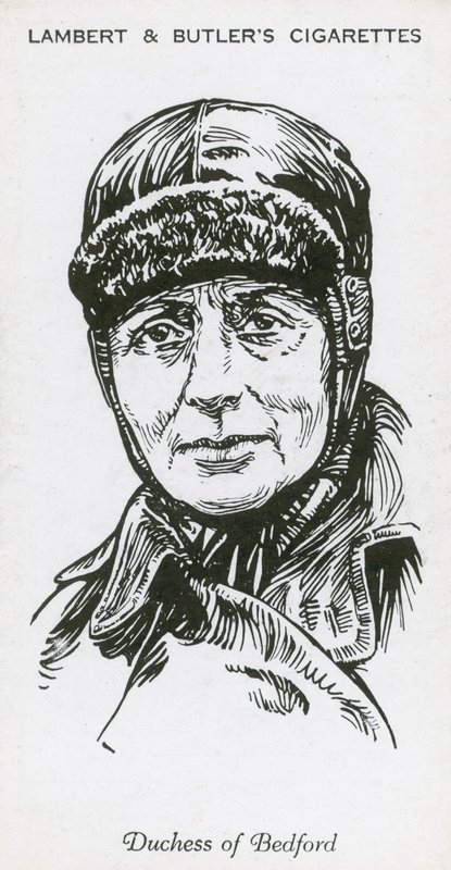 Mary Russell, duquesa de Bedford, aviadora inglesa de English School