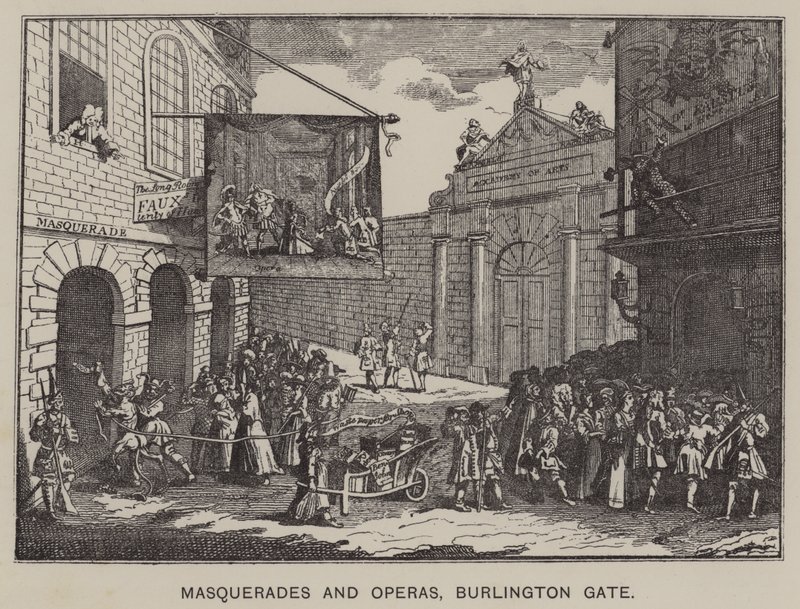 Mascaradas y óperas, Burlington Gate de English School