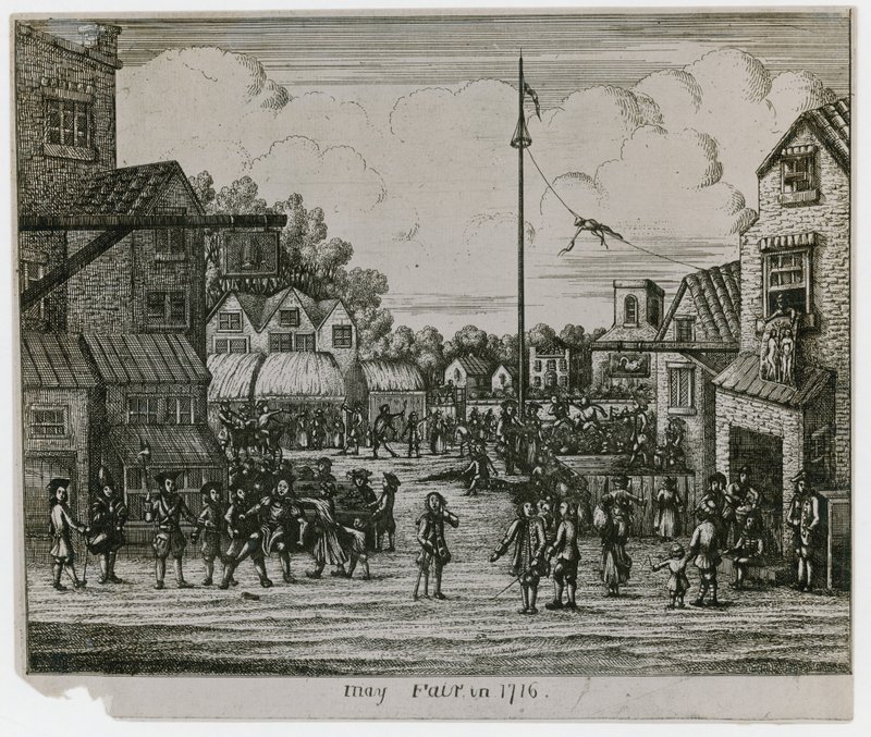 Feria de Mayo en 1716 de English School