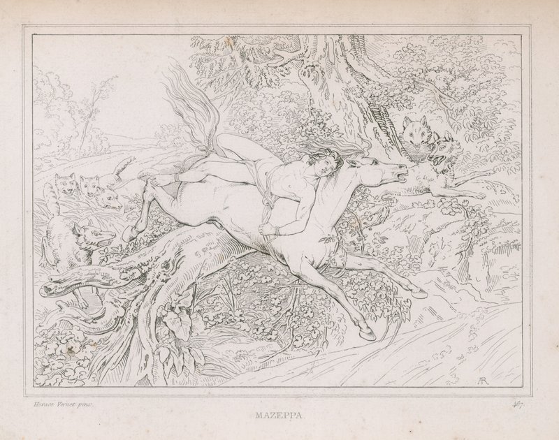 Mazeppa, basado en el poema de Lord Byron de English School