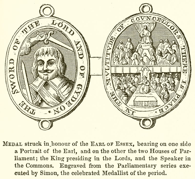 Medalla en honor del Conde de Essex de English School