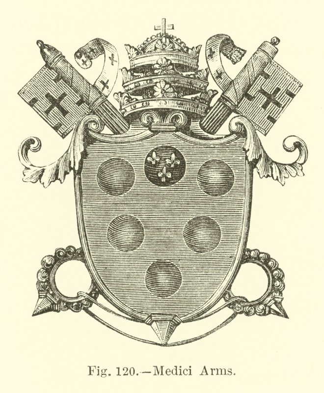 Armas de los Medici de English School