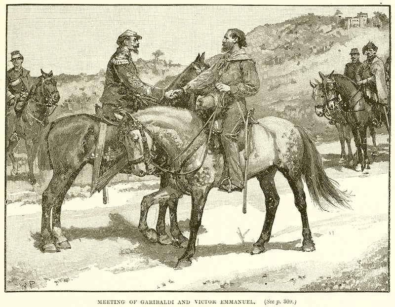 Encuentro de Garibaldi y Víctor Manuel de English School