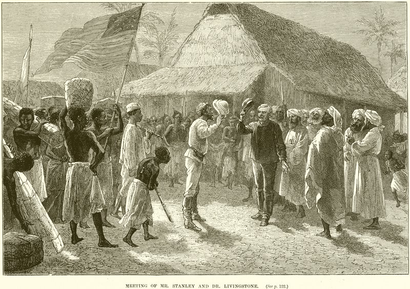 Encuentro del Sr. Stanley y el Dr. Livingstone de English School