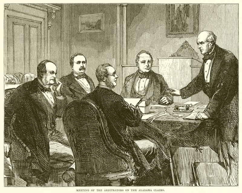 Reunión de los árbitros sobre las reclamaciones de Alabama de English School