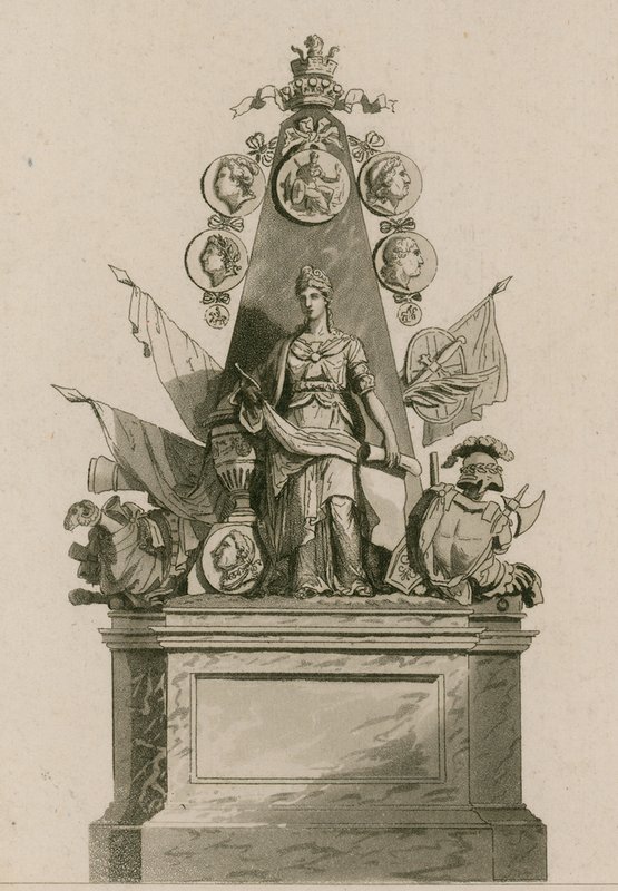 Memorial a Lord Ligonier, Abadía de Westminster, Londres de English School