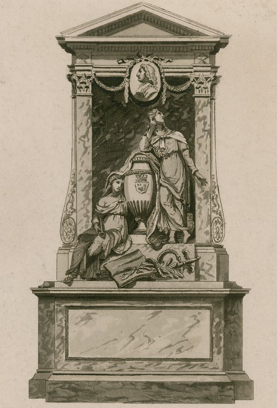 Memorial a William Pulteney, Conde de Bath, Abadía de Westminster, Londres de English School