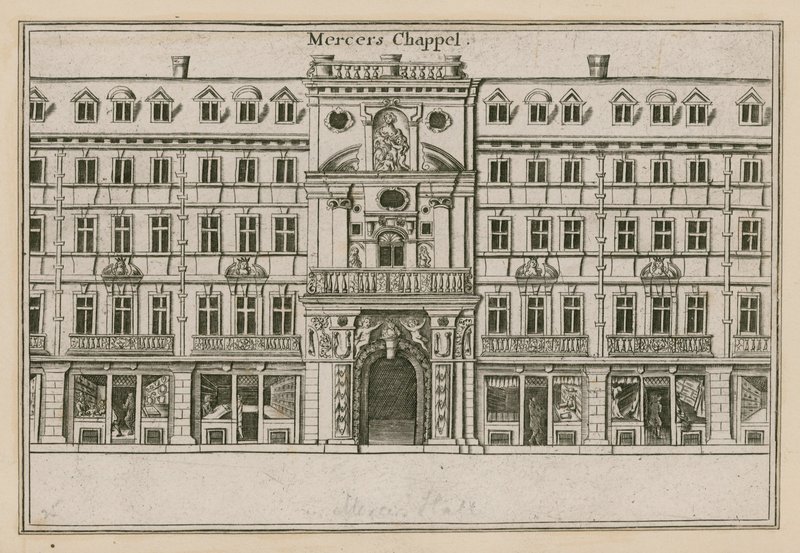 Mercers Chapel, Cheapside, Londres de English School