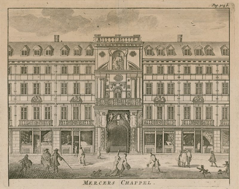Mercers Chapel, Cheapside, Londres de English School
