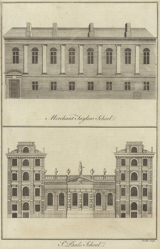 Escuela de los Sastres Mercantes y Escuela de San Pablo, Londres de English School
