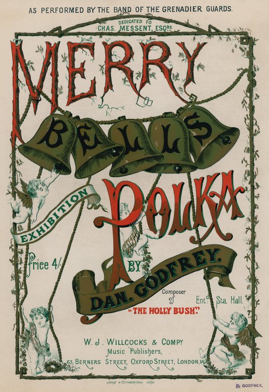 Merry Bells Polka de Dan Godfrey, interpretada por la banda de los Grenadier Guards de English School
