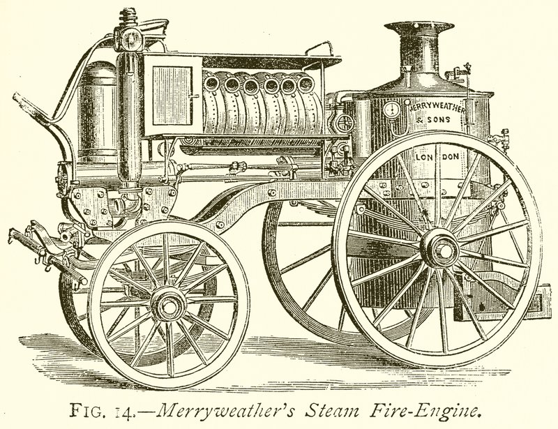 Máquina de bomberos a vapor de Merryweather de English School