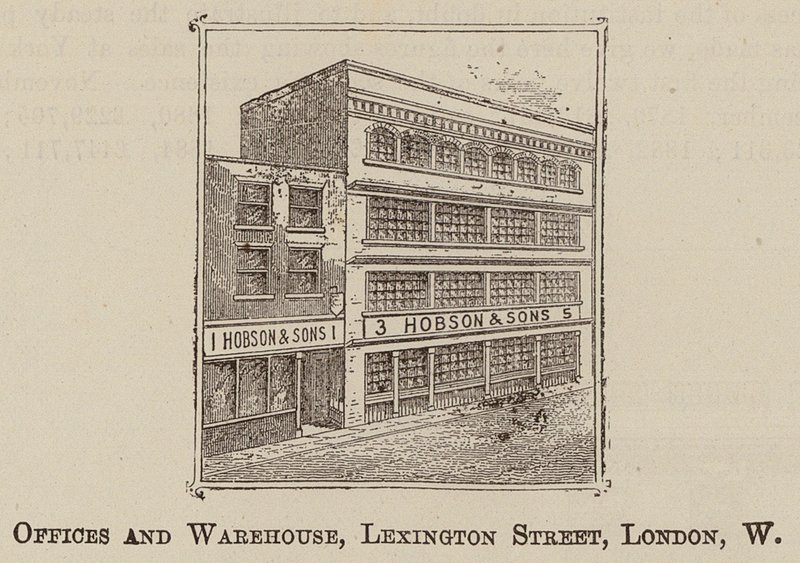 Messrs Hobson and Sons, Military Outfitters de English School