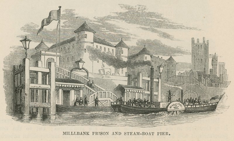 Prisión de Millbank y muelle de vapor de English School