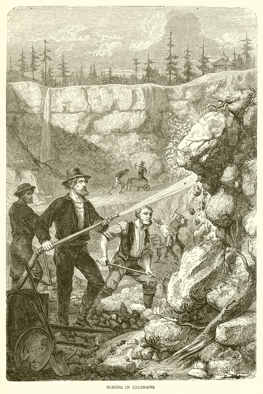 Minería en Colorado de English School