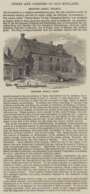 Abadía de Minster, Kent de English School