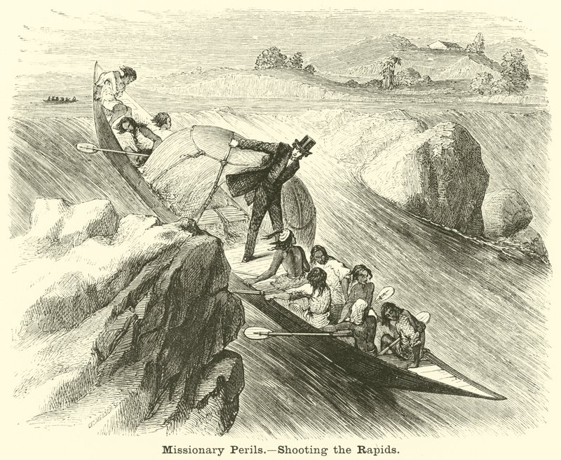 Peligros misioneros, disparando los rápidos de English School