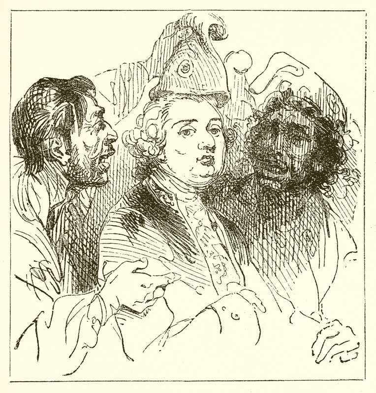Burlándose de Luis XVI de English School