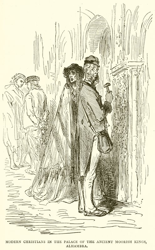 Cristianos modernos en el Palacio de los Antiguos Reyes Moros, Alhambra de English School