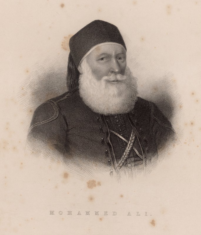 Mohamed Ali, quien dio la Aguja de Cleopatra al Rey Jorge IV de English School