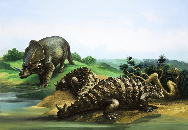Monoclonius y Scolosaurus de English School