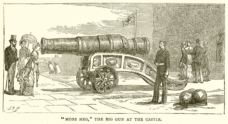 Mons Meg, el gran cañón del castillo de English School