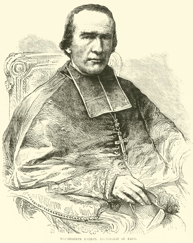 Monseñor Darboy, Arzobispo de París, marzo 1871 de English School