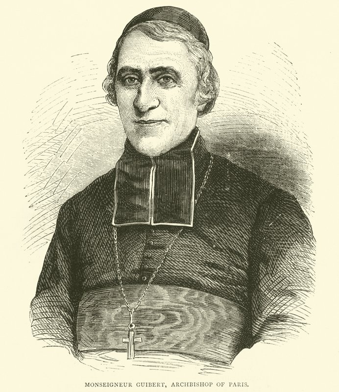 Monseñor Guibert, arzobispo de París, mayo 1871 de English School