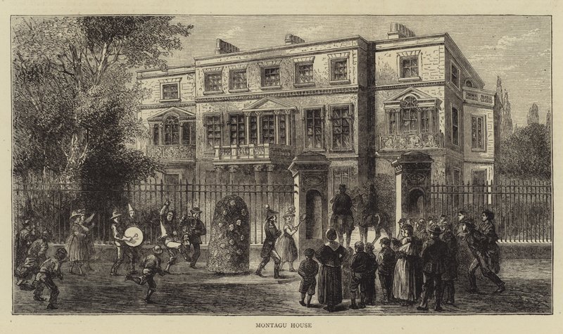 Casa Montagu (grabado) de English School