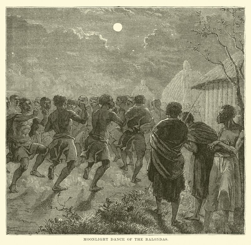 Danza a la luz de la luna de los Balondas de English School