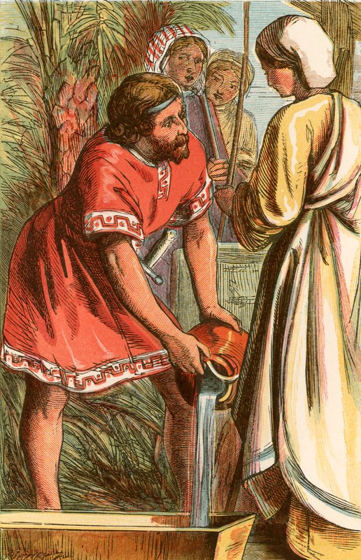 Moisés y la hija de Jetro de English School