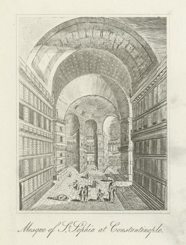 Mezquita de Santa Sofía en Constantinopla de English School