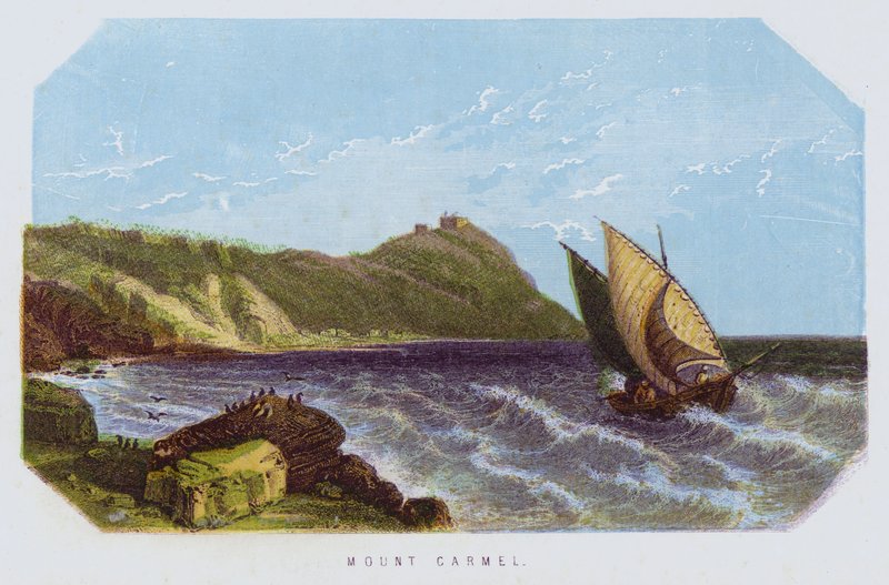 Monte Carmelo (litografía en color) de English School