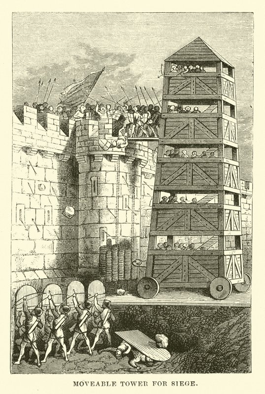 Torre móvil para asedio de English School