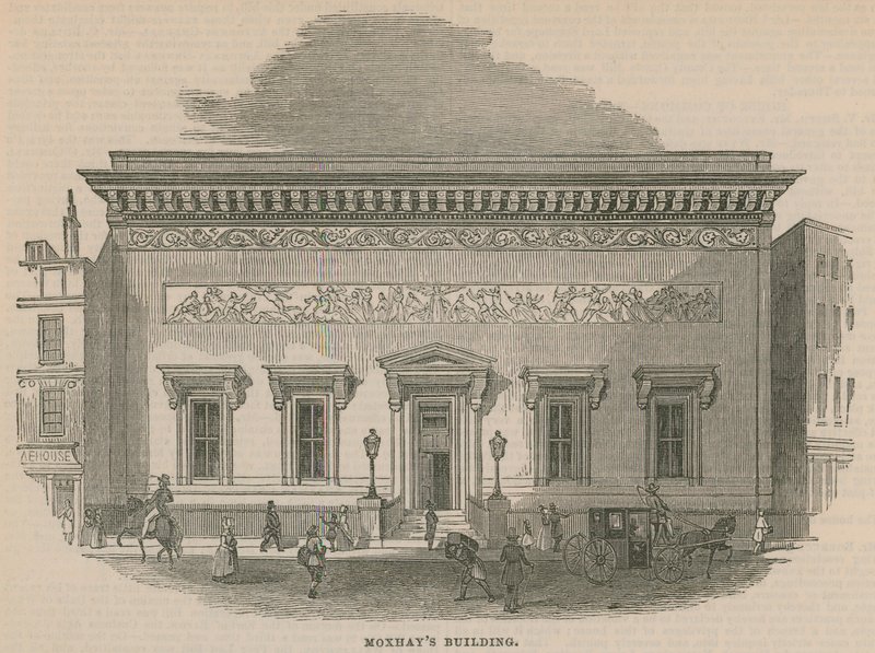 Edificio de Moxhay en Threadneedle Street de English School
