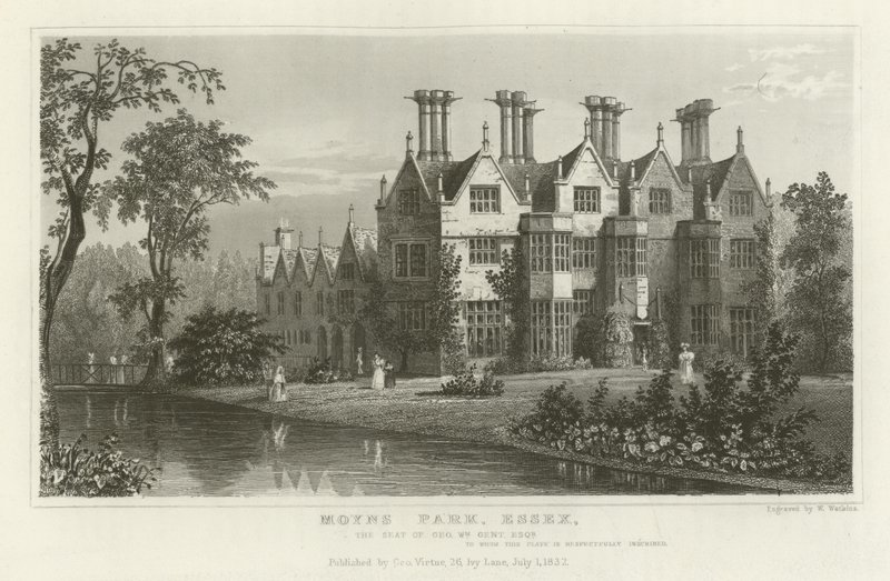 Moyns Park, Essex, la Residencia de George William Gent, Esquire de English School