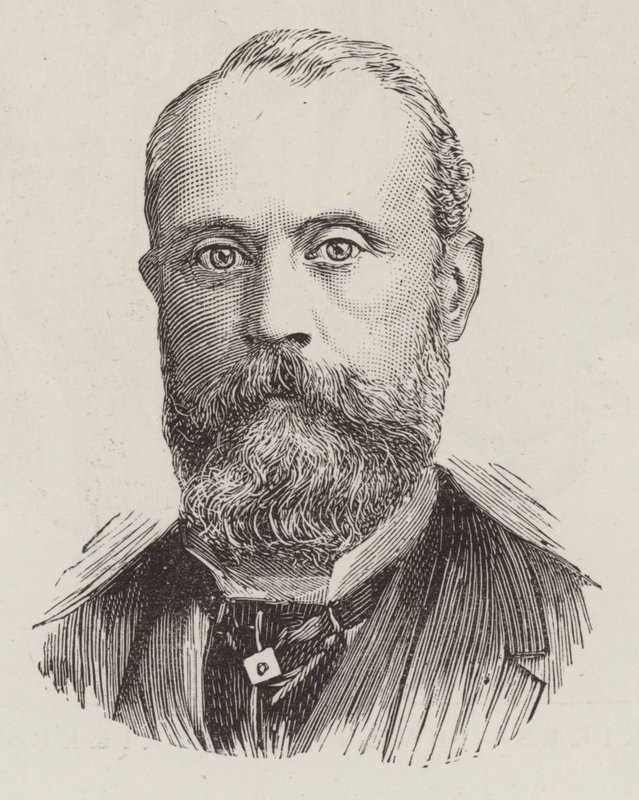 Sr. A C Morton, MP (grabado) de English School