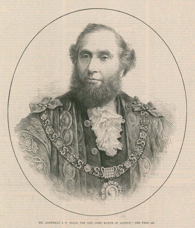 Sr. Concejal J W Ellis, el nuevo Alcalde de Londres de English School
