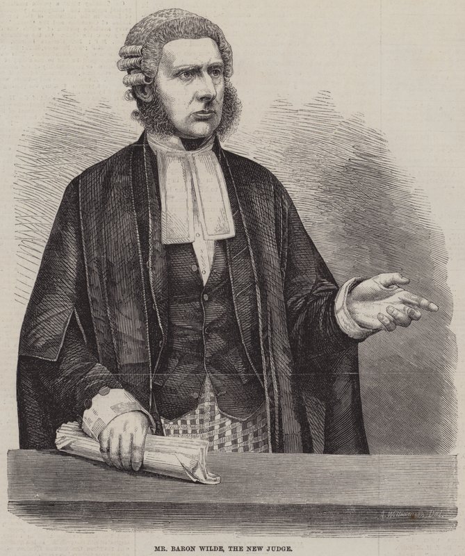 Sr. Barón Wilde, el Nuevo Juez de English School