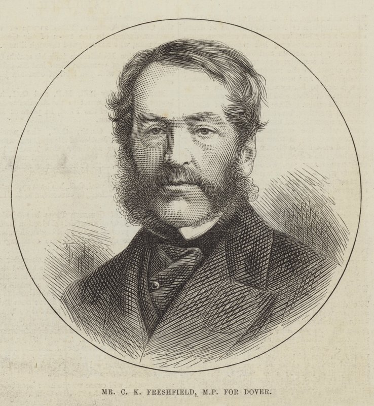 Sr. C K Freshfield, MP por Dover (grabado) de English School