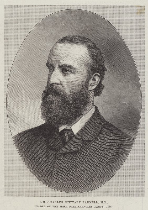 Sr. Charles Stewart Parnell, MP, Líder del Partido Parlamentario Irlandés de English School