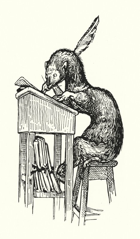 El señor Ferret en el trabajo de English School